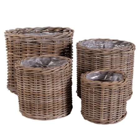 Kubu Rattan kurvesæt - sæt á 4