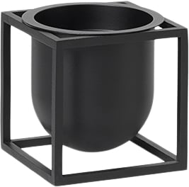 Kubus Flowerpot 10, Black