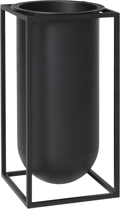 Kubus Vase Lolo, Black Kubus Vase Lolo, Black