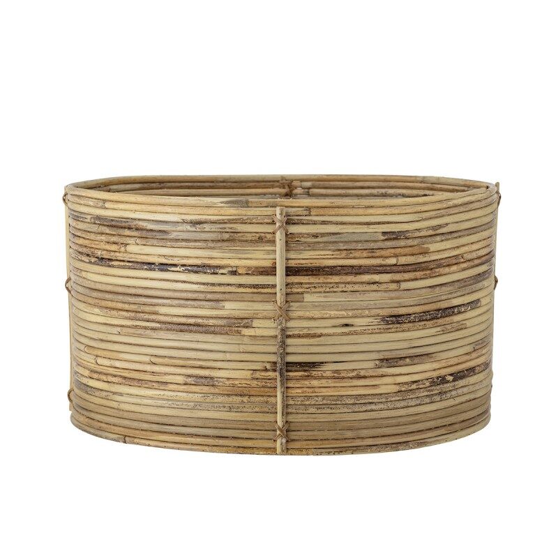 Kurv "Gerson" oval rattan - Bloomingville L: 42 cm