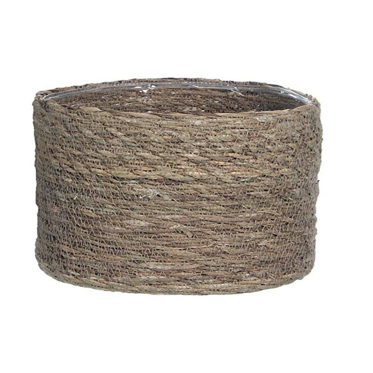 Kurv flet - Mica Decorations Atlantic, brun, 20 × 20 cm Kurv flet - Mica Decorations Atlantic, brun, 20 × 20 cm