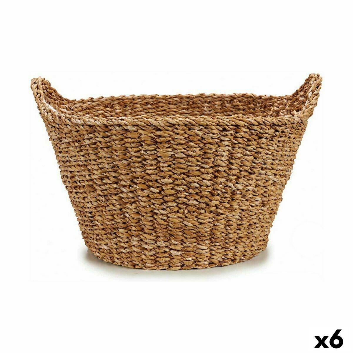Kurv med håndtag - brun, 21 l, 50 × 30 × 49 cm (6 stk.) Kurv med håndtag - brun, 21 l, 50 × 30 × 49 cm (6 stk.)