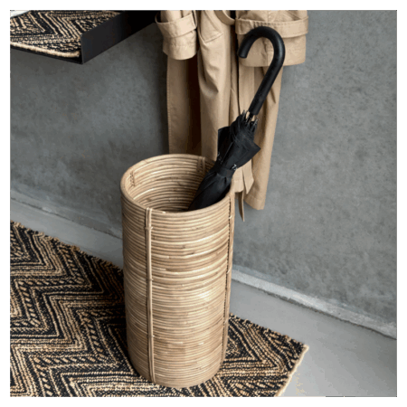 Kurv / paraplyholder "Bella" rattan natur - House Doctor H: 50