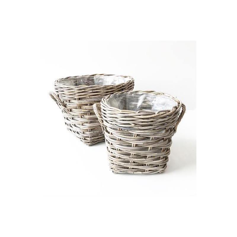 Kurv rattan m/ hanke - Aafod Vælg ml 2 str. Kurv rattan m/ hanke - Aafod Vælg ml 2 str.