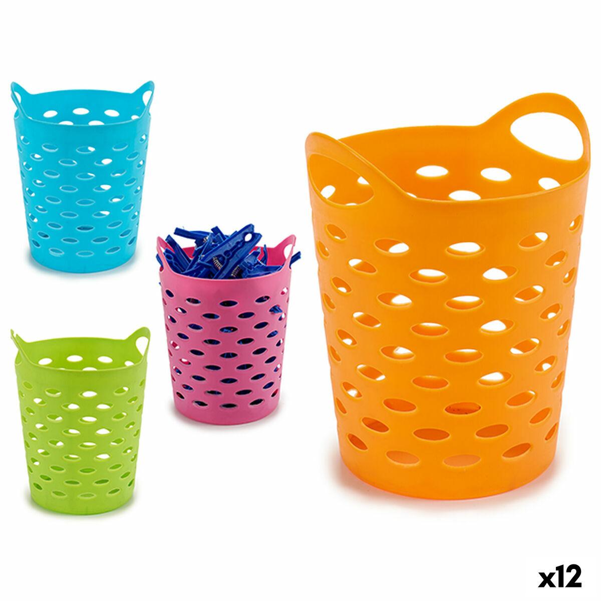 Kurv til tøjklemmer 14 x 17 x 14 cm polystyren (12 enheder) Kurv til tøjklemmer 14 x 17 x 14 cm polystyren (12 enheder)