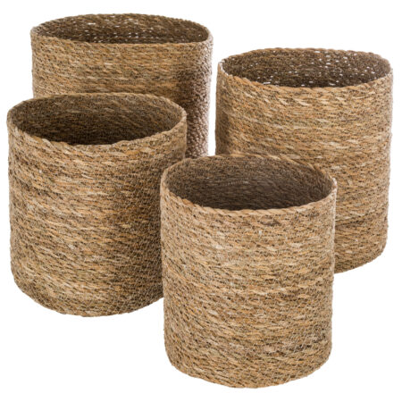 Kurve 4-sæt Wicker Natural Diam. 19 - 21,5 - 24 - 27,5 cm