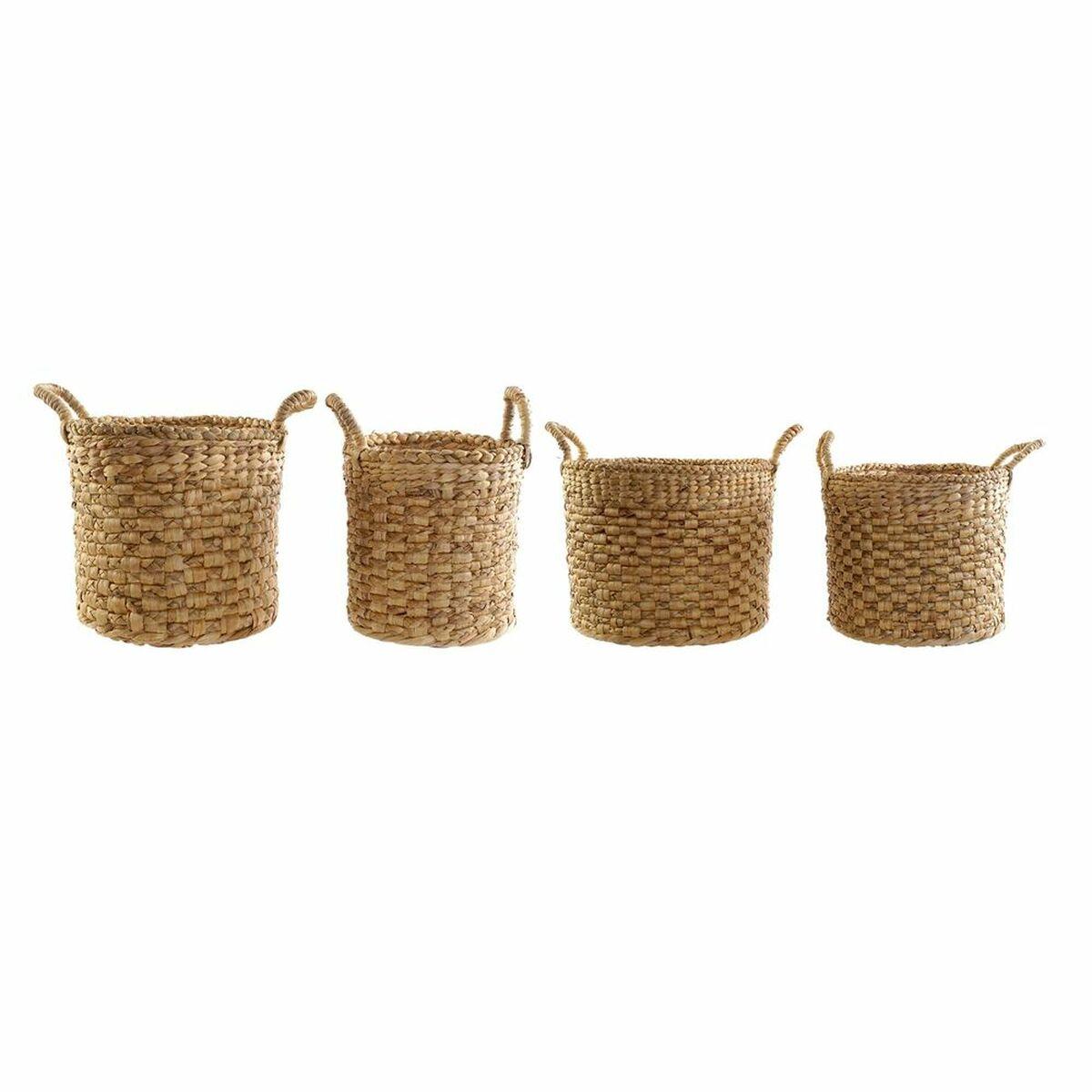 Kurvesæt DKD Home Decor Jute (4 stk) Kurvesæt DKD Home Decor Jute (4 stk)