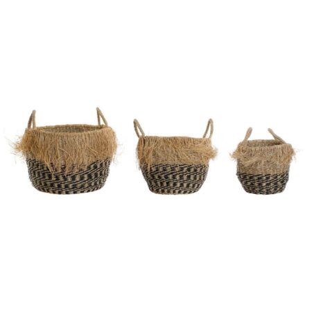 Kurvesæt Kolonistil Fiber Frynse (40 x 40 x 30 cm)