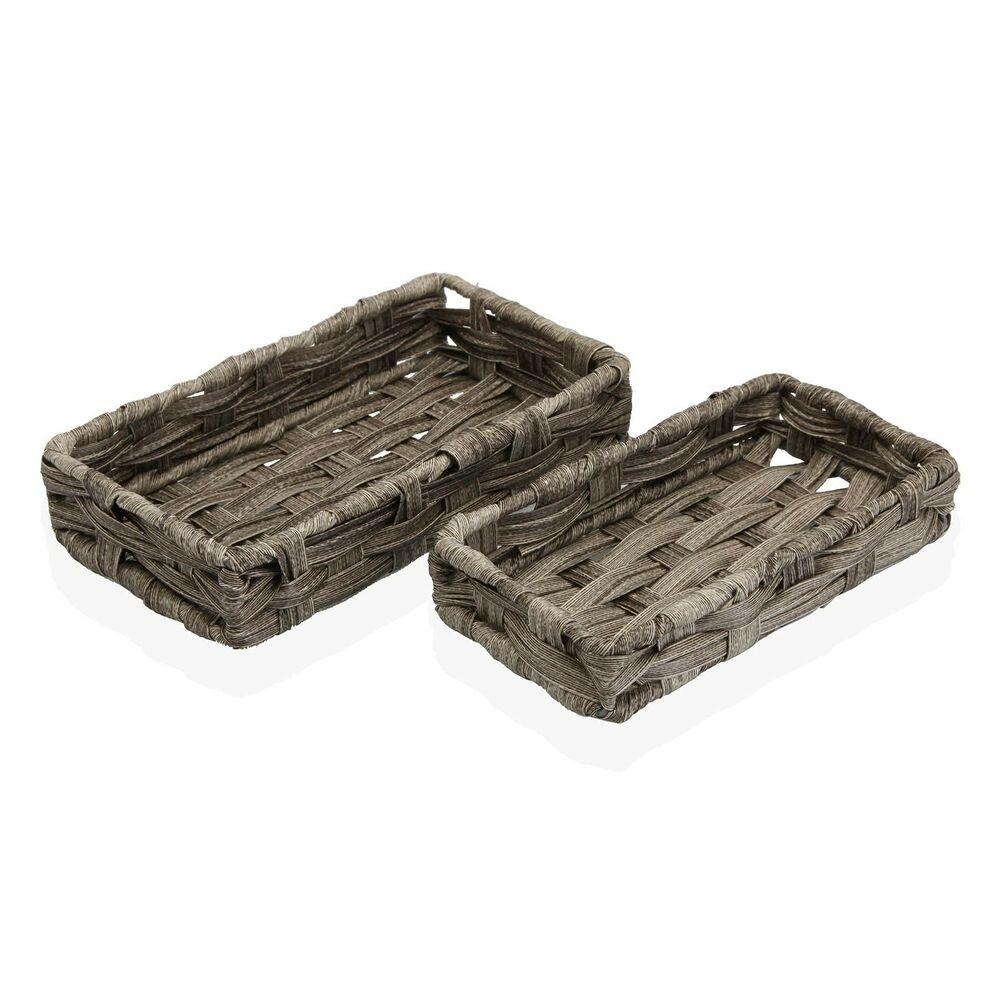 Kurvesæt Versa Polyetylen (11 x 4 x 20 cm) (2 stk) Kurvesæt Versa Polyetylen (11 x 4 x 20 cm) (2 stk)