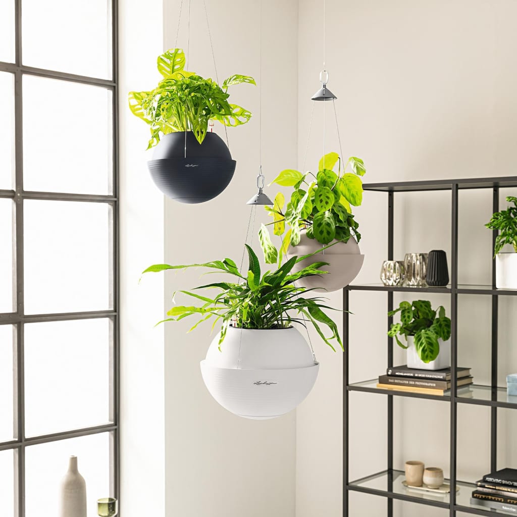 LECHUZA hængende plantekrukke BOLA Color 32 ALL-IN-ONE hvid LECHUZA hængende plantekrukke BOLA Color 32 ALL-IN-ONE hvid