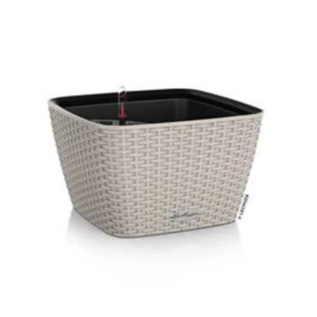 LECHUZA plantekrukke BACINO Cottage ALL-IN-ONE 30x30 cm sandfarvet