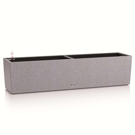 LECHUZA plantekrukke BALCONERA Stone 80 ALL-IN-ONE grå