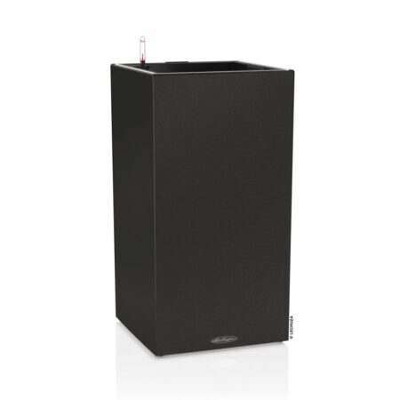LECHUZA plantekrukke CANTO Stone 40 High ALL-IN-ONE 40x40 cm sort