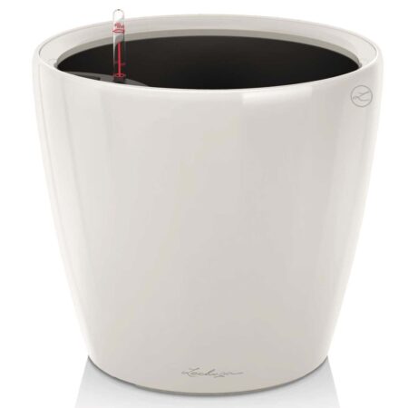 LECHUZA plantekrukke CLASSICO 35 LS ALL-IN-ONE hvid højglans 16060