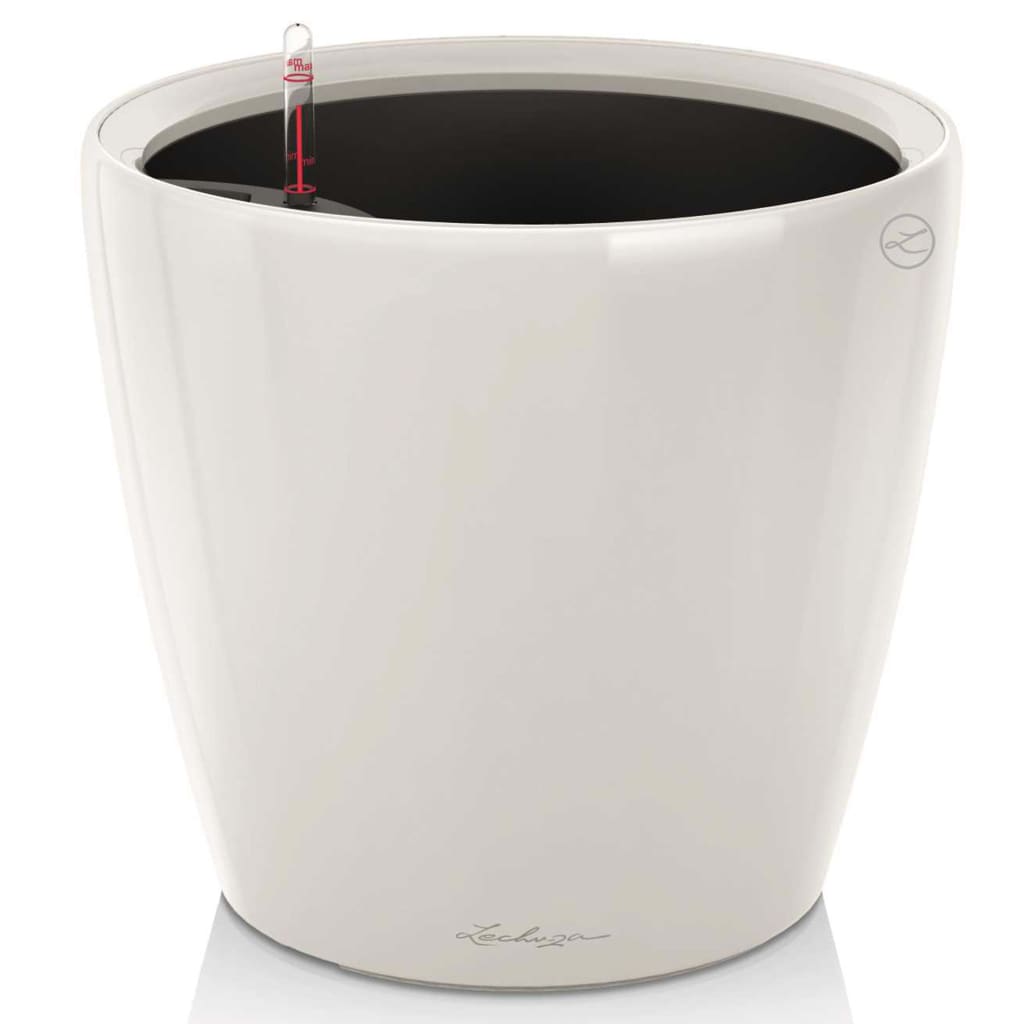 LECHUZA plantekrukke CLASSICO 35 LS ALL-IN-ONE hvid højglans 16060 LECHUZA plantekrukke CLASSICO 35 LS ALL-IN-ONE hvid højglans 16060