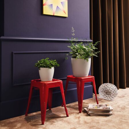 LECHUZA plantekrukke CLASSICO Color 18 ALL-IN-ONE hvid