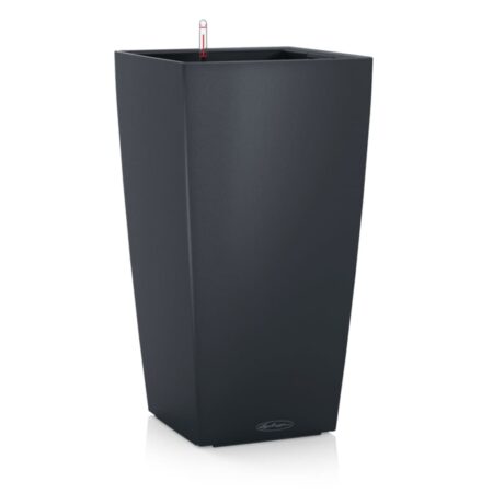 LECHUZA plantekrukke CUBICO Color 22 ALL-IN-ONE skifergrå