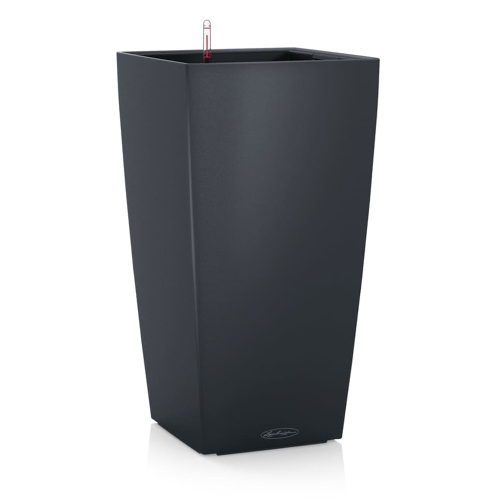 LECHUZA plantekrukke CUBICO Color 22 ALL-IN-ONE skifergrå LECHUZA plantekrukke CUBICO Color 22 ALL-IN-ONE skifergrå