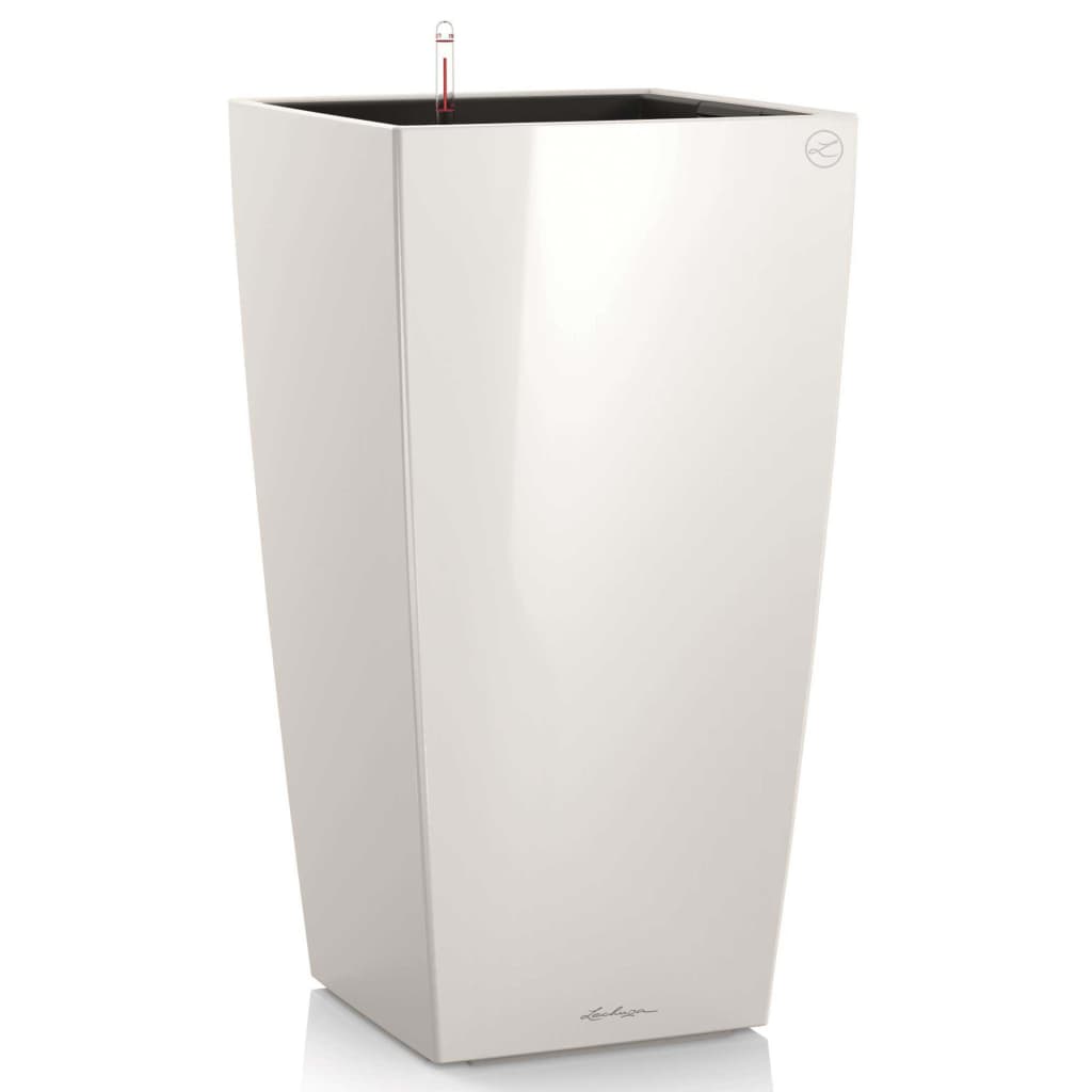 LECHUZA plantekrukke Cubico 30 ALL-IN-ONE hvid højglans 18181 LECHUZA plantekrukke Cubico 30 ALL-IN-ONE hvid højglans 18181
