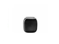 LEONARDO 041649, Rund vase, Sort, Blank, Bord, Indendørs, 90 mm
