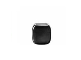 LEONARDO 041649, Rund vase, Sort, Blank, Bord, Indendørs, 90 mm