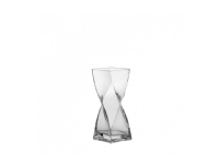 LEONARDO Swirl, Firkantet vase, Glas, Transparent, Transparent, 200 mm, 80 mm