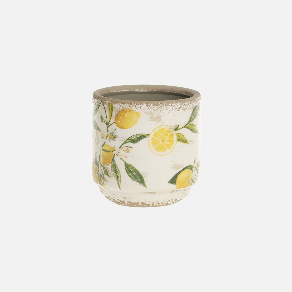 LIMONE krukke m. citroner lille LIMONE krukke m. citroner lille