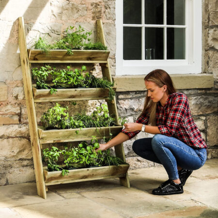 Ladder Planter Natural