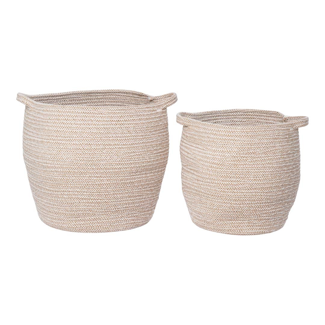 Lamas kurv sæt med 2 beige Lamas kurv sæt med 2 beige