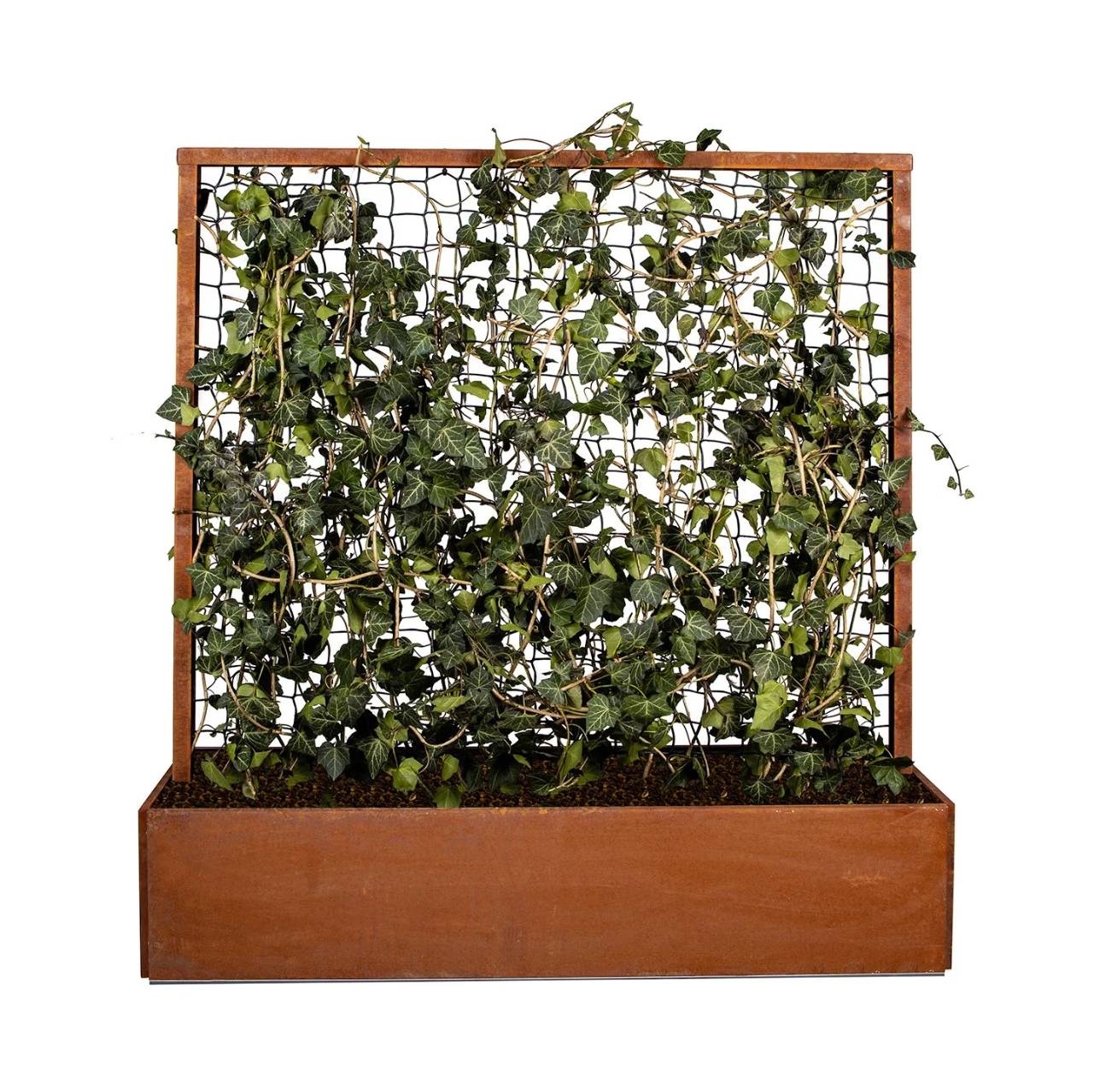 Land Modern Plantekasse med espalier i Corten - 140 cm Land Modern Plantekasse med espalier i Corten - 140 cm