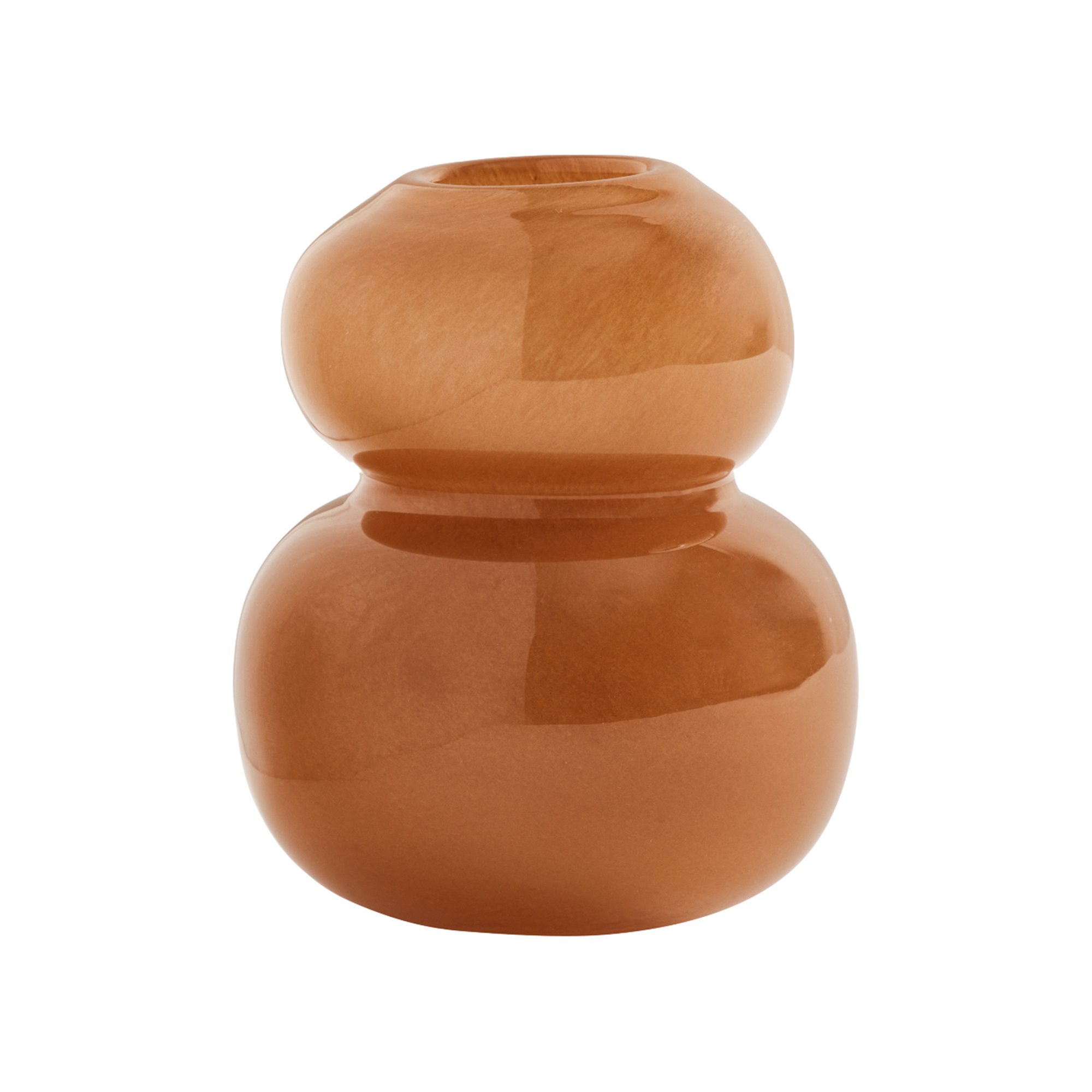 Lasi vase 12,5 cm, nutmeg Lasi vase 12,5 cm, nutmeg