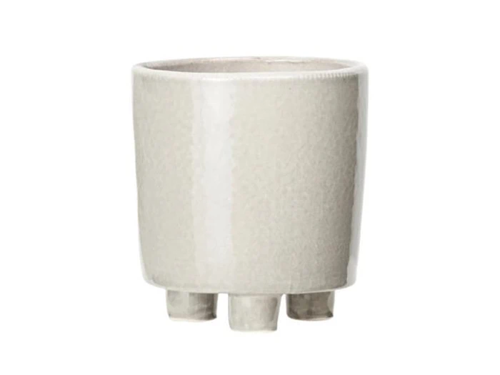 Lauvring, Abbi, Urtepotte, Grå, Keramik, D:8 x H:10 cm Lauvring, Abbi, Urtepotte, Grå, Keramik, D:8 x H:10 cm