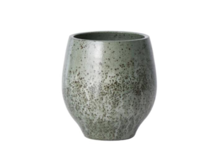 Lauvring, Amora, Urtepotte, Grøn, Keramik, Dia:16 x H:17,5 cm Lauvring, Amora, Urtepotte, Grøn, Keramik, Dia:16 x H:17,5 cm