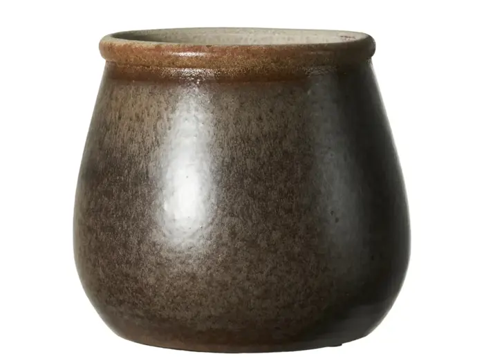 Lauvring, Conda, Urtepotte, Brun, Terracotta, Dia:22 x H:17 cm Lauvring, Conda, Urtepotte, Brun, Terracotta, Dia:22 x H:17 cm