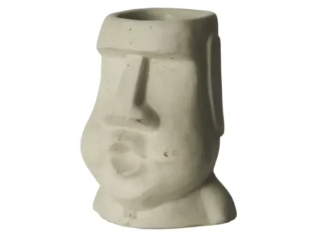 Lauvring, Don, Urtepotte, Grå, Cement, L:16 x B:15 x H:20,5 cm