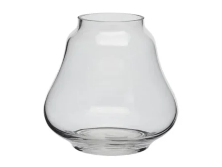 Lauvring, Fenja vase, klar, glas, D:19xH:18