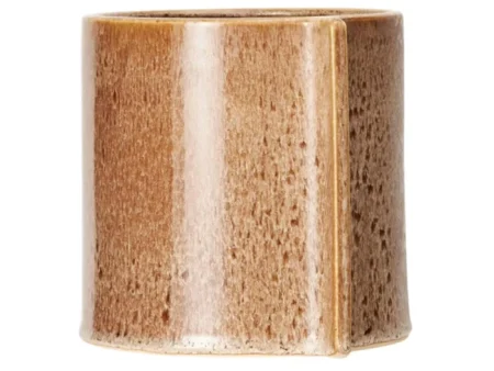Lauvring, Ojo, Urtepotte, Brun, Keramik, D:19,5 x H:17 cm
