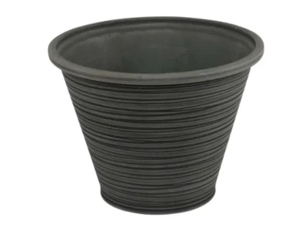 Lauvring, Seveso krukke, grå, polystone, D:50xH:37