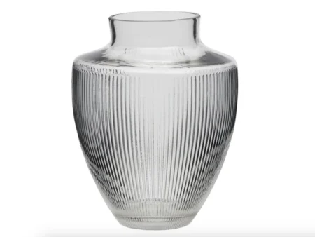 Lauvring, Silja, Vase, Glas,Ø:20 x H:25 cm