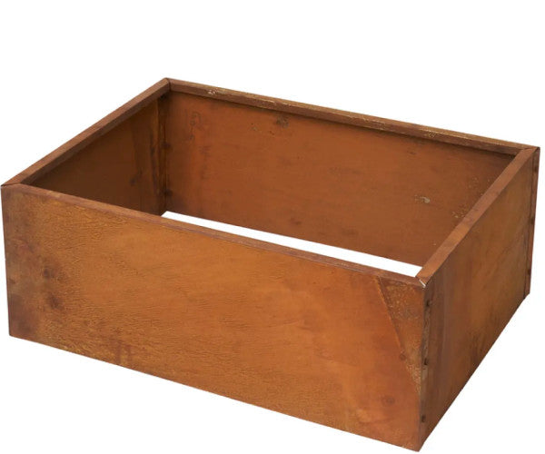Lauvring Torino plantekasse - 80x60x30 - rust cortenstål Lauvring Torino plantekasse - 80x60x30 - rust cortenstål