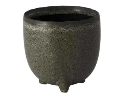 Lauvring, Vilma, Urtepotte, Grå, Keramik, D:13 x H:14 cm