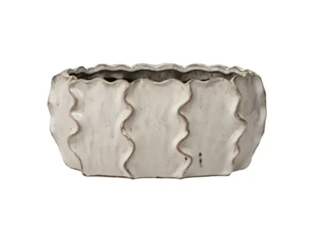 Lauvring, Vitoria, Urtepotte, Sand, Keramik, L:28 x B:17 x H:14 cm