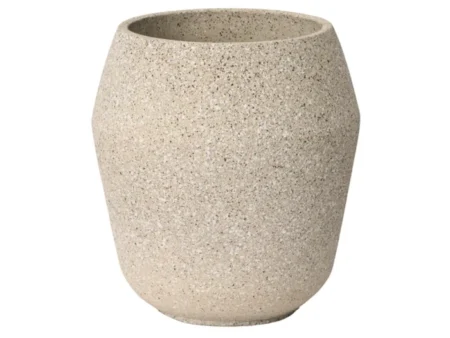 Lauvring, Zaina, Urtepotte, Taupe, Cement, D:18 x H:19 cm