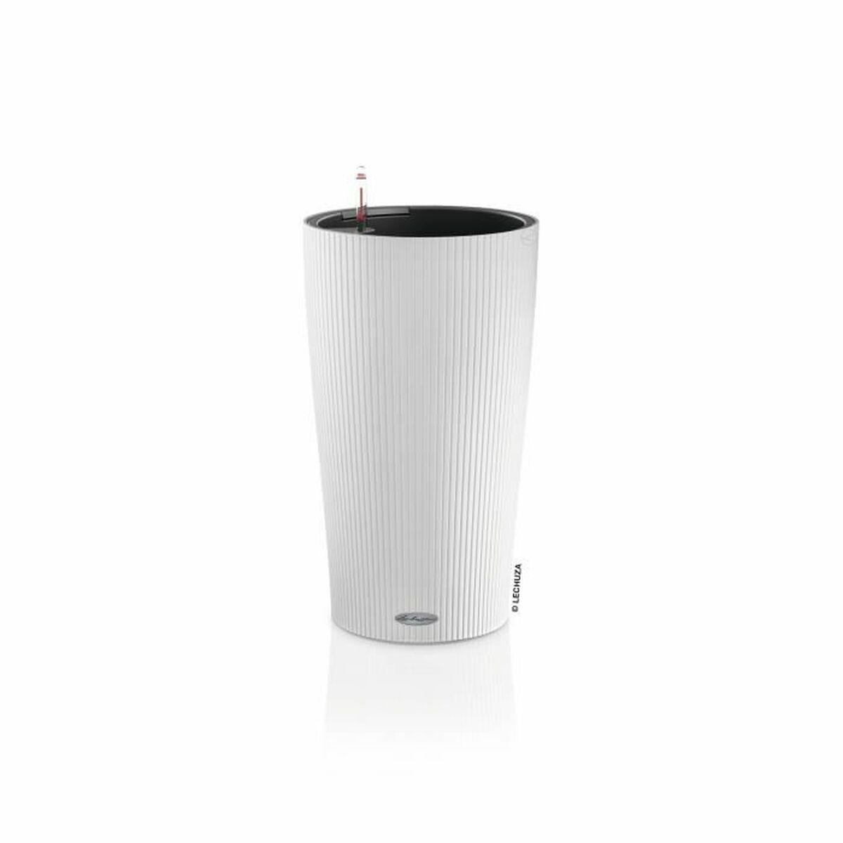 Lechuza cylindrisk urtepotte 32 - hvid, 13 l selvvanding Lechuza cylindrisk urtepotte 32 - hvid, 13 l selvvanding