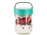 Lékué 884948, Krukke, Rund, 0,4 L, Turkis, Tritan, -20 - 100 °C