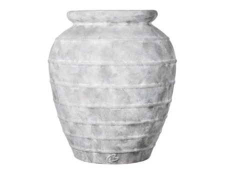 Lene Bjerre, Anna, krukke, håndlavet, keramik, antik lysegrå, B: 52 H: 59,5 Ø: 52 cm
