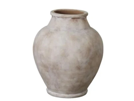 Lene Bjerre, Anna, krukke, lysebrun, håndlavet, keramik, B: 28 H: 33 Ø: 28 cm