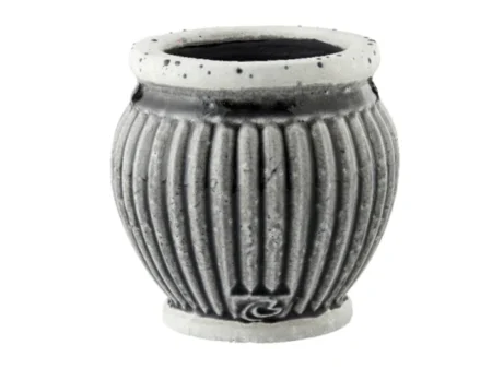 Lene Bjerre, Catinia, Skjuler, Mørkegrå, Keramik, Dia:14 x H:13,5 cm