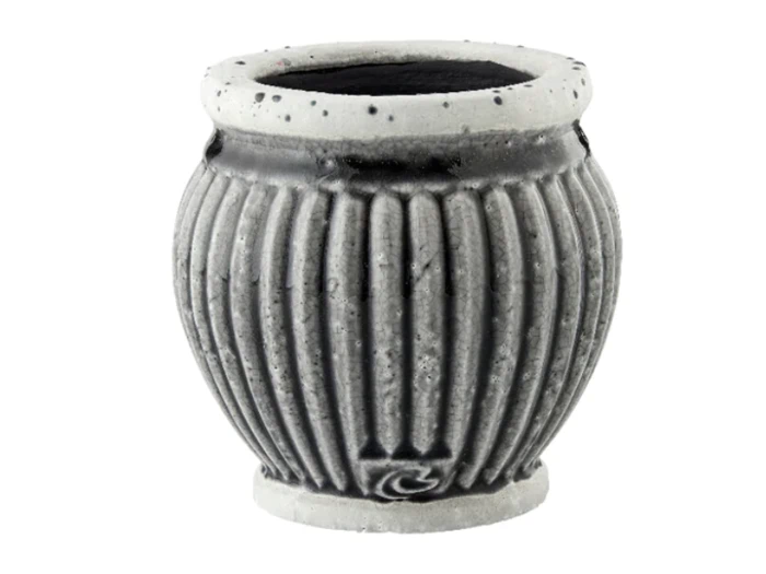 Lene Bjerre, Catinia, Skjuler, Mørkegrå, Keramik, Dia:14 x H:13,5 cm Lene Bjerre, Catinia, Skjuler, Mørkegrå, Keramik, Dia:14 x H:13,5 cm