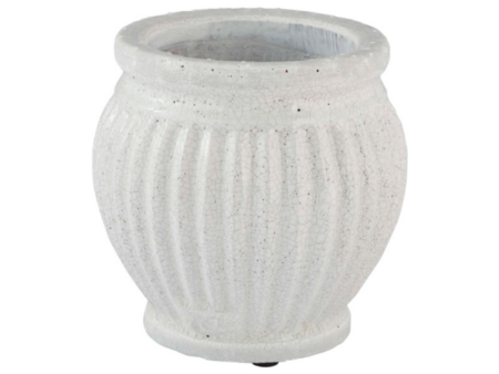 Lene Bjerre, Catinia, skjuler, hvid, Keramik, H:18 x Dia:16 cm